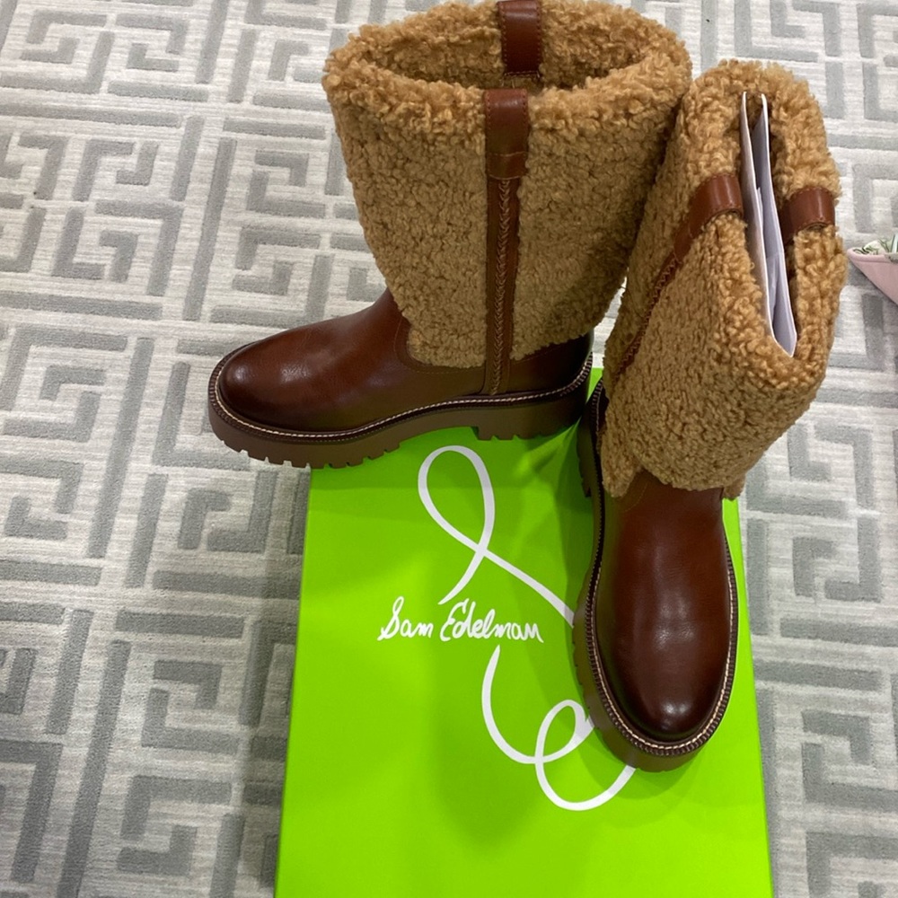 SAM EDELMAN ELFIE BOOTS  7.5
